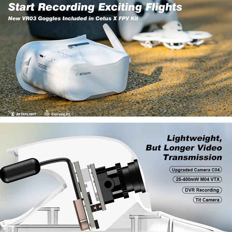 Cetus X FPV Kit Remote Radio T - đánh giá và giá Fpv Drone Goggles